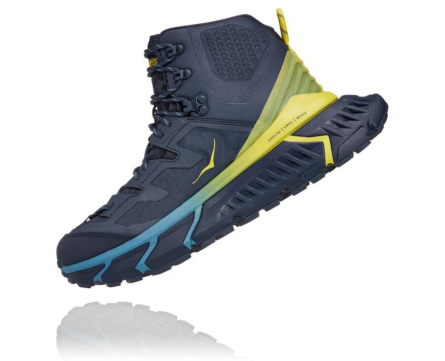 Hoka One One Wandelschoenen Heren - Tennine Hike Gore-Tex - Blauw - YB2940853